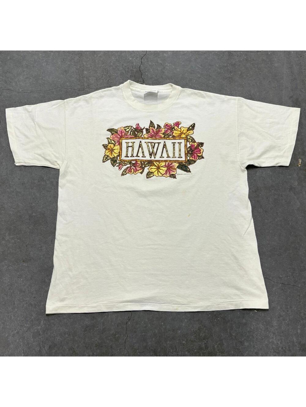 Resort Images Hawaii Floral Logo T Shirt